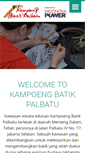 Mobile Screenshot of kampoengbatikpalbatu.com